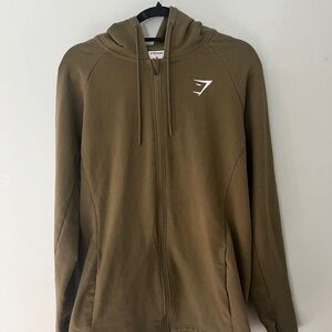 Gymshark Crest Zip-Up Hoodie